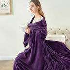 BEDELITE Fleece Blanket Purple Throw Blanket - Image 4