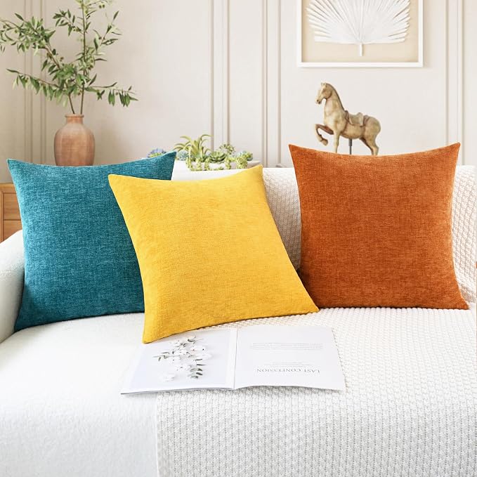 CaliTime Fall Throw Pillow Covers Decorative 12 X 20 Inches Pack of 2 Cozy - Image 5