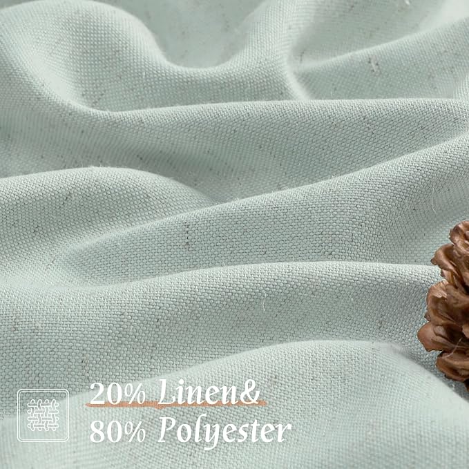 LAMIT Linen Sheer Curtains 84 inch - Image 2