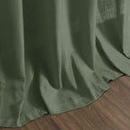 Nanspring Forest Green Linen Curtains - Image 8