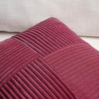Fancy Homi 2 Packs Burgundy Lumbar Decorative Throw Pillow Covers 20x28 Inch - Image 3