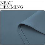 NICETOWN Smoky Blue Blackout Curtains 40 inches Length - Image 6