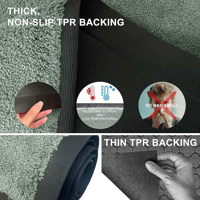 Mibao Dirt Trapper Door Mat for Indoor Outdoor, Waterproof All-Season, - Image 2