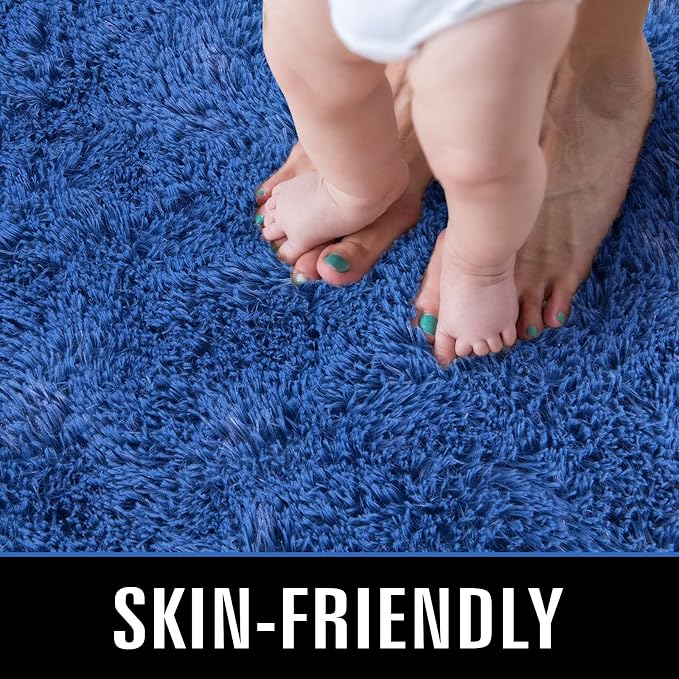 TWINNIS Super Soft Shaggy Rugs Fluffy Carpets, 4x5.9 Feet, Indoor Modern Plush - Image 3