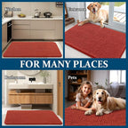 OLANLY Dog Door Mat for Muddy Paws 34x21, Absorbs Moisture and Dirt, Absorbent - Image 8
