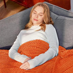 Whale Flotilla Queen Size Fuzzy Fleece Blanket, Fluffy Warm Soft Jacquard Bed - Image 3