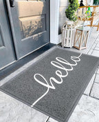 EARTHALL Funny Hello Mats Outdoor/Indoor, Front Door Mat Outside Entrance by EARTHALL