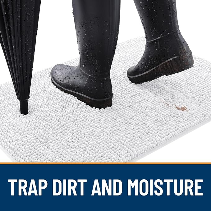 OLANLY Dog Door Mat for Muddy Paws 45x27, Absorbs Moisture and Dirt, Absorbent - Image 2