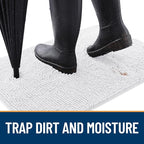 OLANLY Dog Door Mat for Muddy Paws 45x27, Absorbs Moisture and Dirt, Absorbent - Image 2