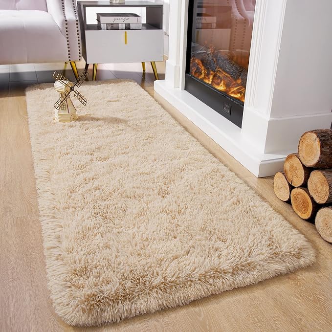 Chicrug Soft Runner Rugs for Bedroom Living Room Plush Fluffy Rug 3x10 Feet - Image 2