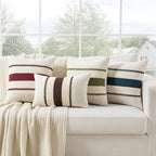 Fancy Homi Set of 1 Boho Olive Green Decorative Throw Pillow Cover 22x22 Inch - Image 6