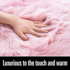LOCHAS Soft Fluffy Faux Fur Rugs - Image 2