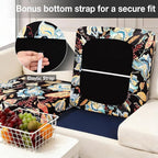 hyha 12Pcs Patio Cushion Covers, Stretch Outdoor Couch Cushion Covers - Image 4