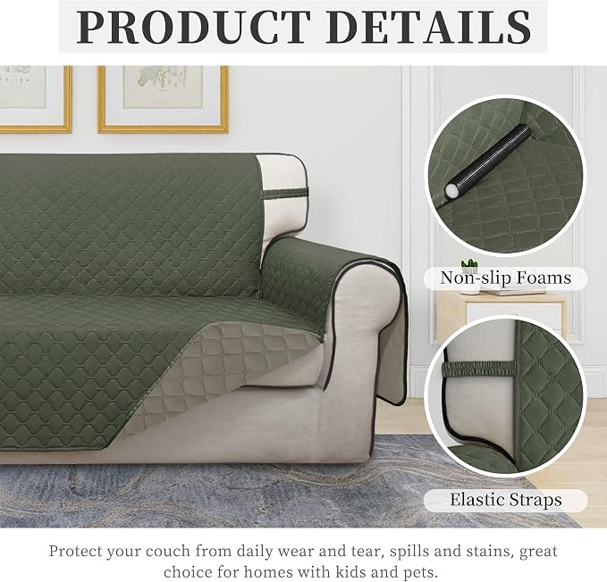 ISSUNTEX Double Protection 100% Waterproof Sofa Covers - Image 5