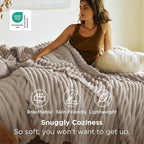 Bedsure GentleSoft Fleece Bed Blankets Full Size - Image 3