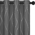 Deconovo Blackout Curtain for Bedroom, 52 x 72 Inch, Thermal Insulated by Deconovo