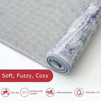 KOZYFLY Modern Abstract Washable Long Rug Runner 2.6x18 Hallway Rug Runner - Image 6