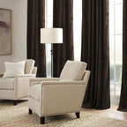 RYB HOME Brown Velvet Curtains 102 inches - Image 6