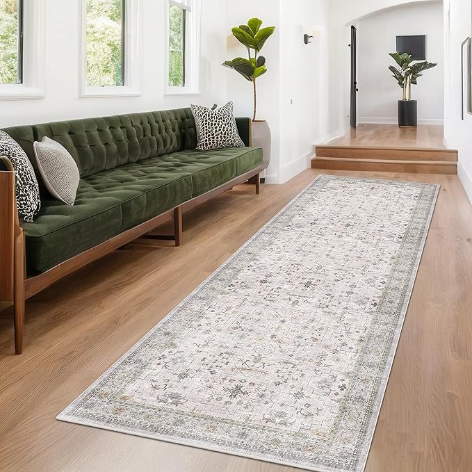 Hazo Haus Geometric 3x20 Wide Hallway Runner - Image 3
