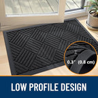 OLANLY Front Door Mat Outside Entrance 47x32, Heavy Duty Sturdy Natural Rubber - Image 4