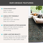 Dark Green 2x5 Runner Rug Non Slip Washable - Image 7