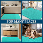 OLANLY Dog Door Mat for Muddy Paws 50x30, Absorbs Moisture and Dirt, Absorbent - Image 8