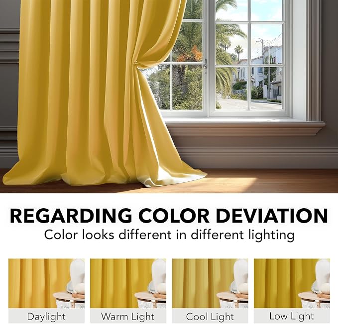 Deconovo Back Tab and Rod Pocket Blackout Curtains - Image 6