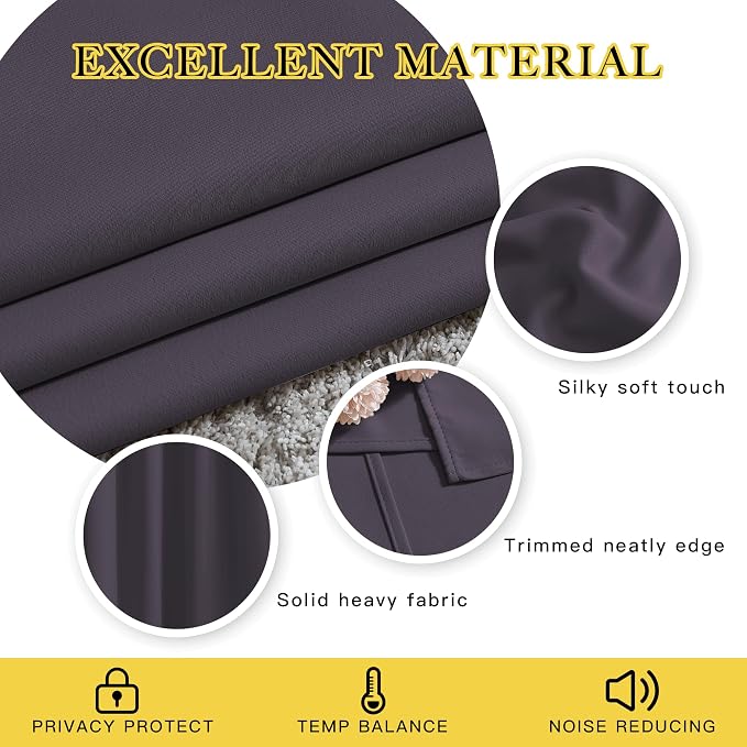 NICETOWN Blackout Curtains for Girls Room - Image 3