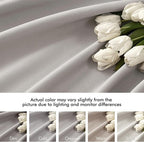 MIULEE Stone Back Tab Blackout Curtain 96 Inch Long 2 Panels Set - Image 7