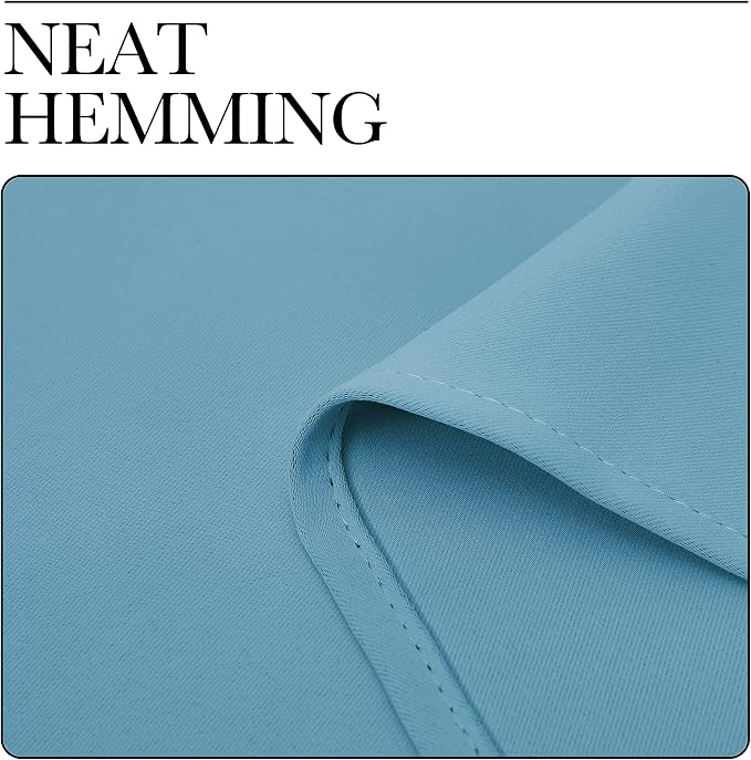 NICETOWN Living Room Curtains, Teal Blue, 1 Pair, 70 x 84-inch, Home - Image 6