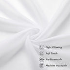Chyhomenyc Ivory Sheer Scarf Valances - Image 8