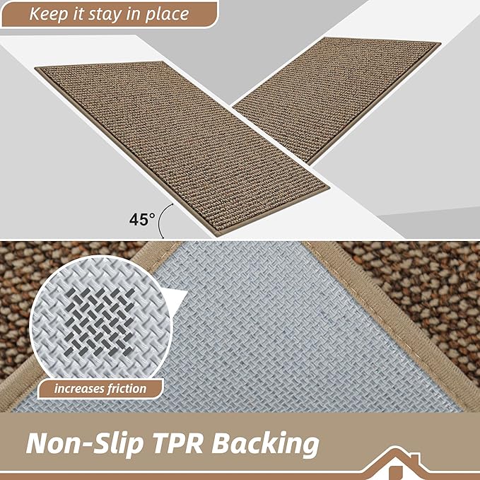 BEQHAUSE Kitchen Rugs 24"x36", Non-Slip Kitchen Mats - Image 4