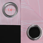 Estelar Textiler Pink and Teal Ombre Blackout Curtains - Image 7