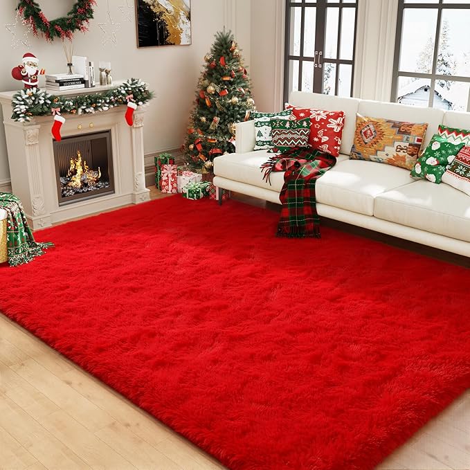 Amearea Premium Soft Fluffy Rug Modern Shag Carpet, 9x12 Feet, Fuzzy Shaggy Rugs - Image 8