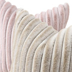 decorUhome Summer Cozy Faux Fur Throw Pillow Covers 12x20 Set of 2 Decorative - Image 2