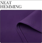 NICETOWN Purple Blackout Curtains 90 inches Long, Niose Reducing and Thermal - Image 7