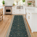 Hazo Haus Vintage Dark Green 2x10 Hallway Runner Rug - Image 8