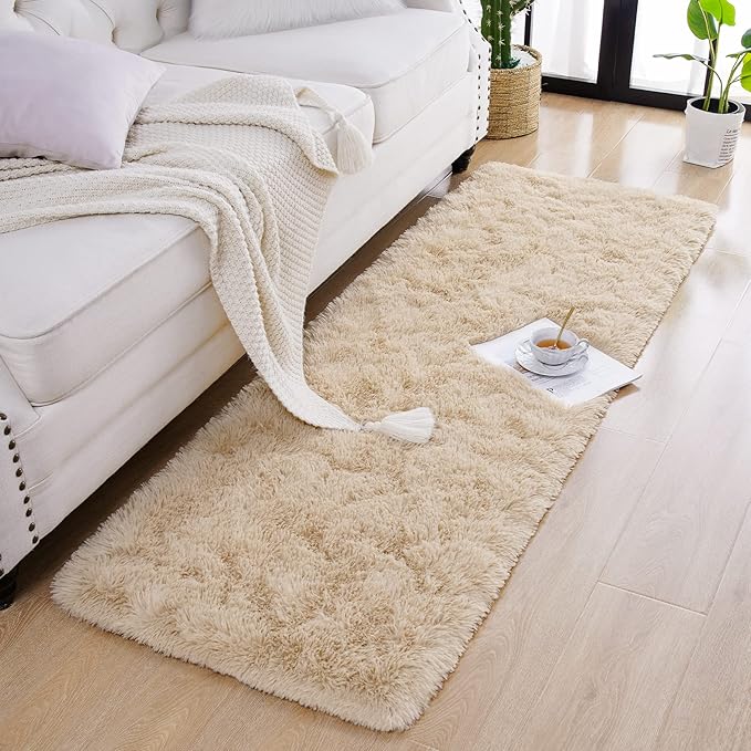 Chicrug Soft Runner Rugs for Bedroom Living Room Plush Fluffy Rug 3x10 Feet - Image 3
