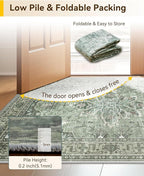RELEANY Area Rugs 3'x9' Runner Rug Non Slip Washable - Image 5