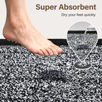 36x24 Large Bathroom Rugs Washable Non Slip, Soft Absorbent Quick Dry Mats - Image 7