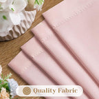 HOMEIDEAS Non-See-Through Light Pink Privacy Sheer Curtains, 30 X 24 Inches - Image 4