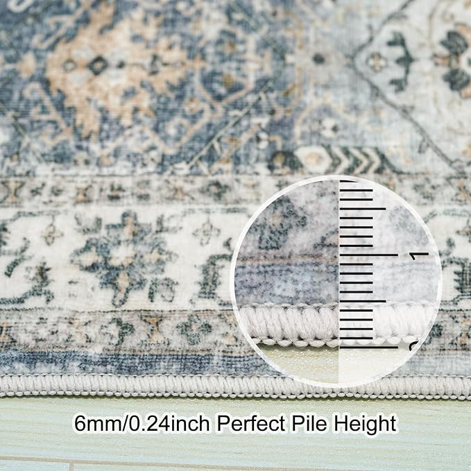 TOPRUUG Hallway Runner Rug 2x6 - Image 6