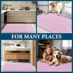 OLANLY Dog Door Mat for Muddy Paws 70x35, Absorbs Moisture and Dirt, Absorbent - Image 8