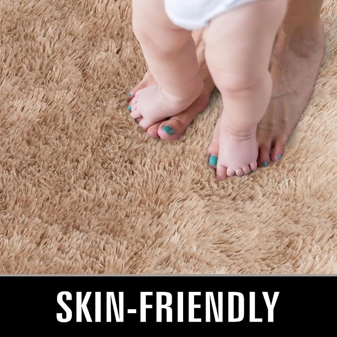 TWINNIS Super Soft Shaggy Rugs Fluffy Carpets, 6x9 Feet, Indoor Modern Plush - Image 3