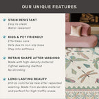 Light Blue and Pink Rug 4x6 Rugs - Image 7