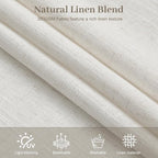IVAPUPU Pinch Pleated Curtains 102 Inch Long - Image 8