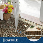 Runner Rug for Hallway Entryway 2.5x8 Farmhouse Floral Non-Slip Machine - Image 6