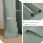 Pony Dance Short Gray Blackout Curtains - Image 6