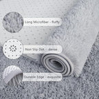 Chicrug Soft Runner Rugs for Bedroom Living Room Plush Fluffy Rug 3x10 Feet - Image 6