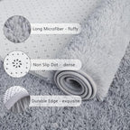 Chicrug Soft Runner Rugs for Bedroom Living Room Plush Fluffy Rug 2x8 Feet - Image 6